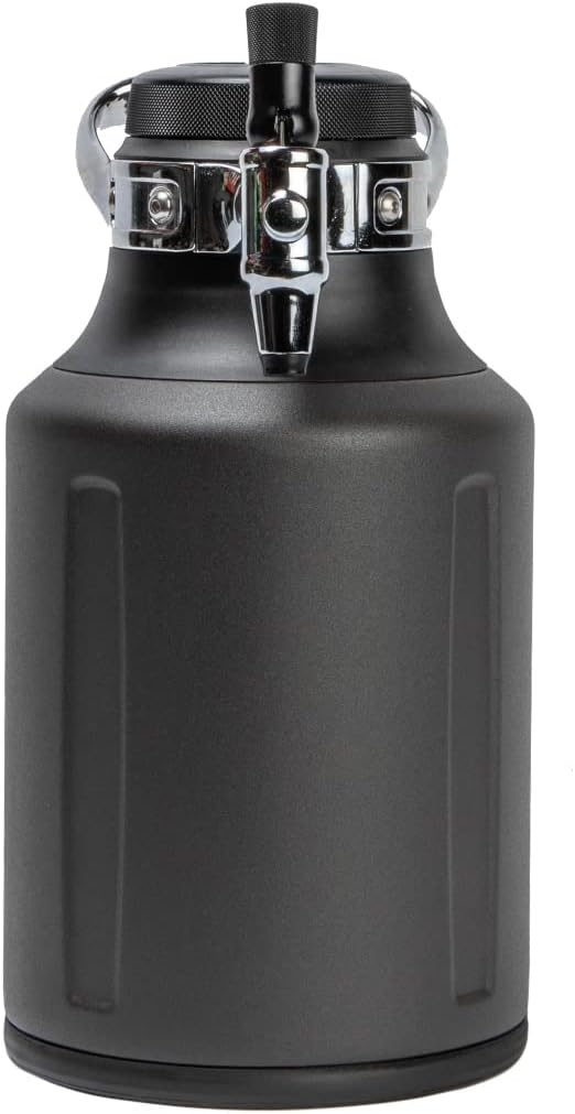uKeg Go 64 - 1,9 L Growler aus Tungsten für 8 Getränke, robust