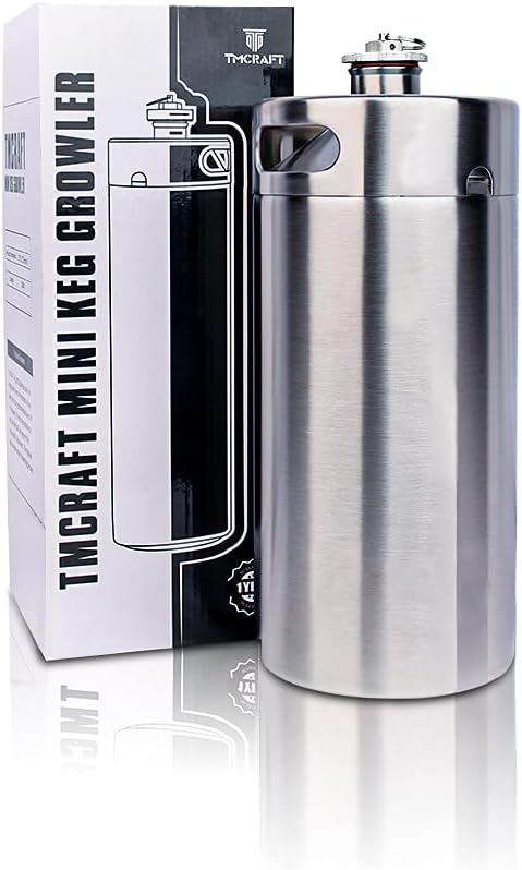 Tragbares 4L Edelstahl-Bierfass für Homebrewing und Craftbier