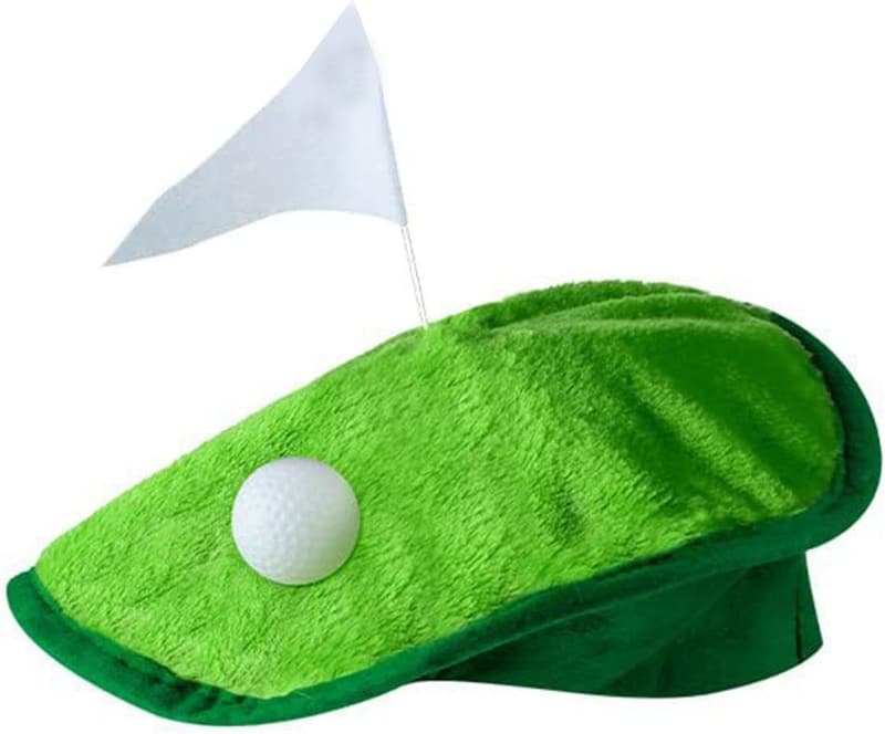 Grüne Golf-Baskenmütze für Männer - Lustige Kopfbedeckung für Golfer