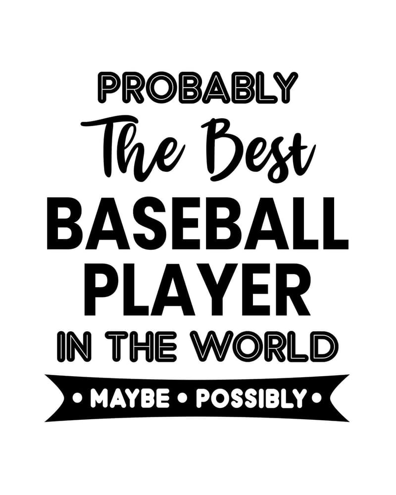 Witziges Baseball Geschenk: Notizbuch für Baseballliebhaber mit Spruch