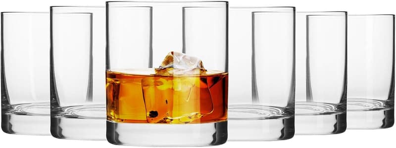 Krosno Tumbler-Gläser Set (6 Stück) | 300 ML | Spülmaschinenfest