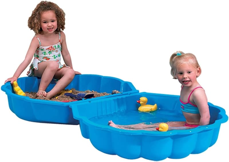 Sandkasten Schale Blau 87 x 78 x 20 cm für Kinder