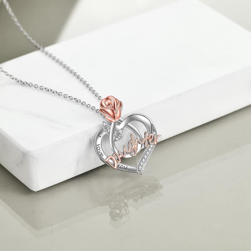 925 Sterling Silber Halskette für Tochter
