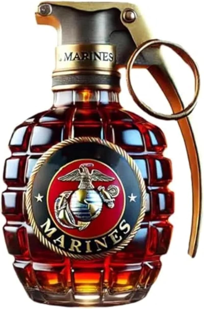 Militärische Handgranate Whisky Dekanter 300ml für Männer