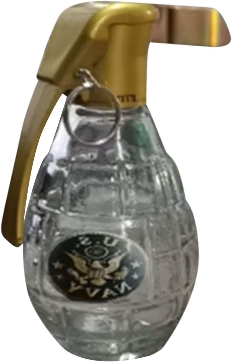Robuster Granatapfel Whisky Dekanter für Männer – Geschenk für Veteranen