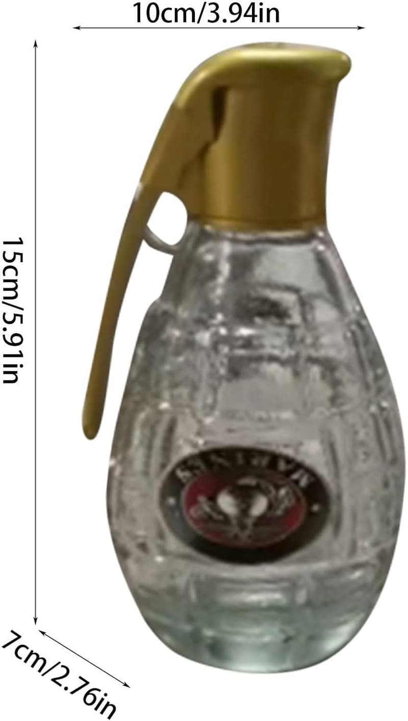 Robuster Granatapfel Whisky Dekanter für Männer – Geschenk für Veteranen