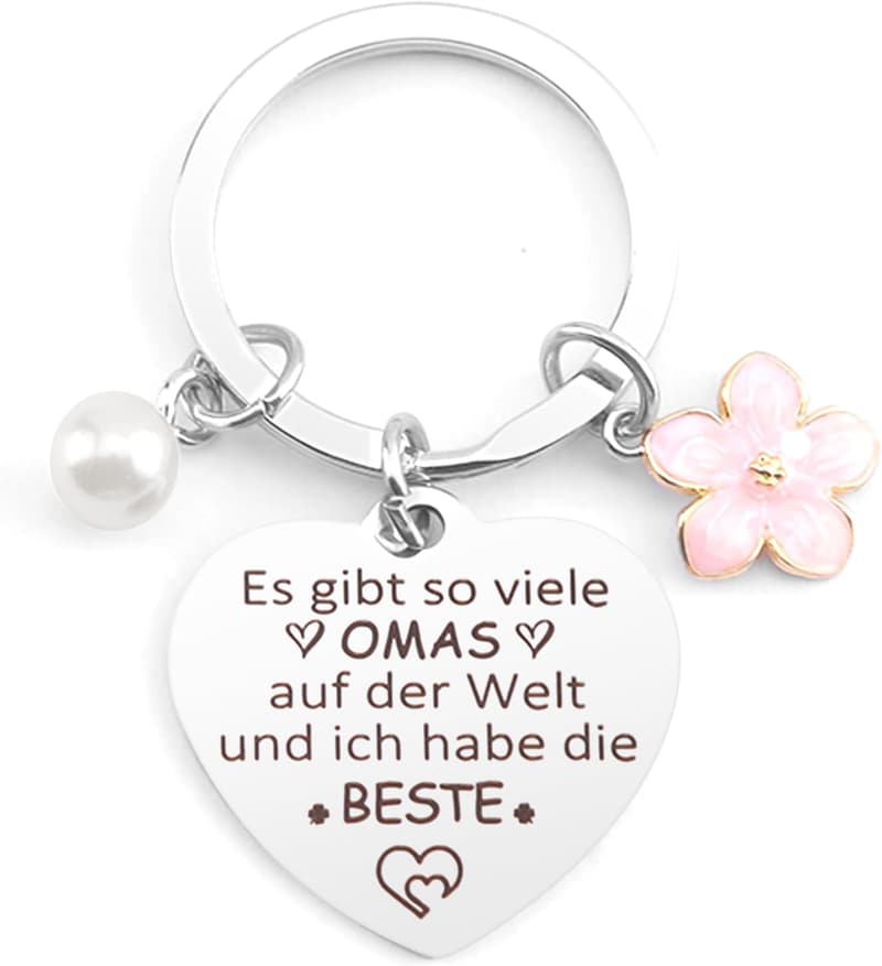 Oma Schlüsselanhänger – Personalisiertes Geschenk für Muttertag oder Geburtstag
