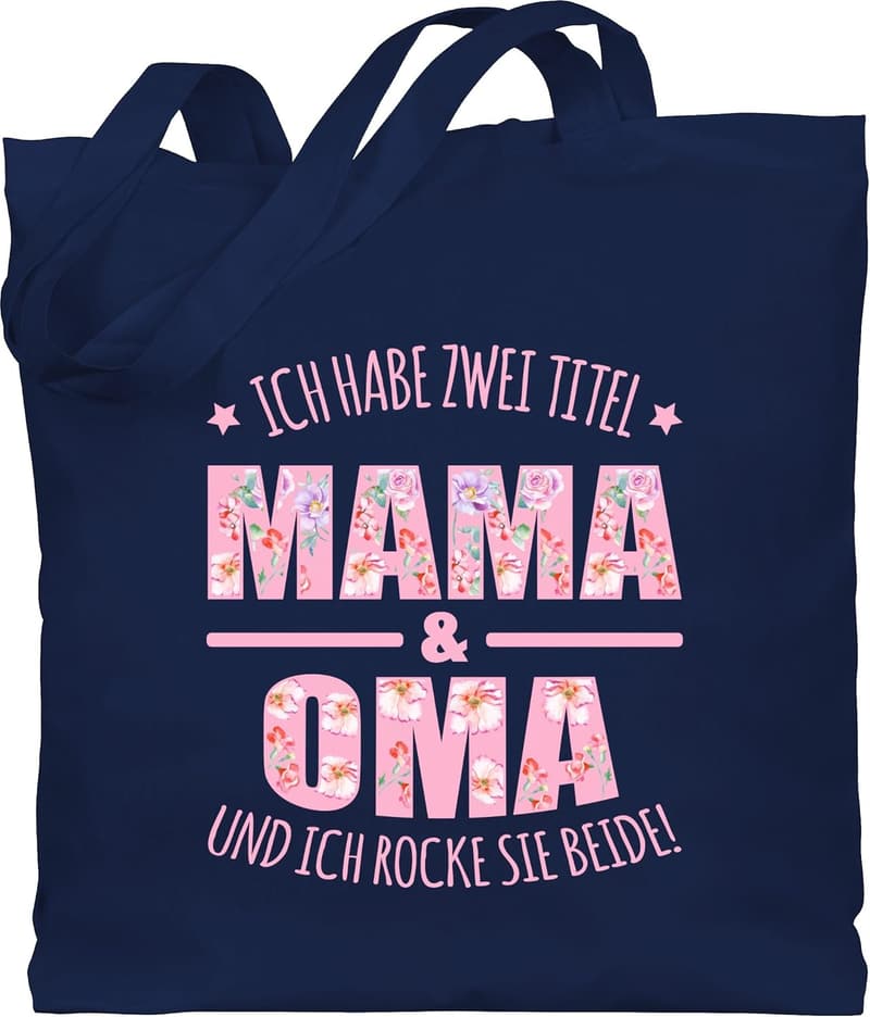 Muttertagsgeschenk: Baumwolltasche für Mama und Oma