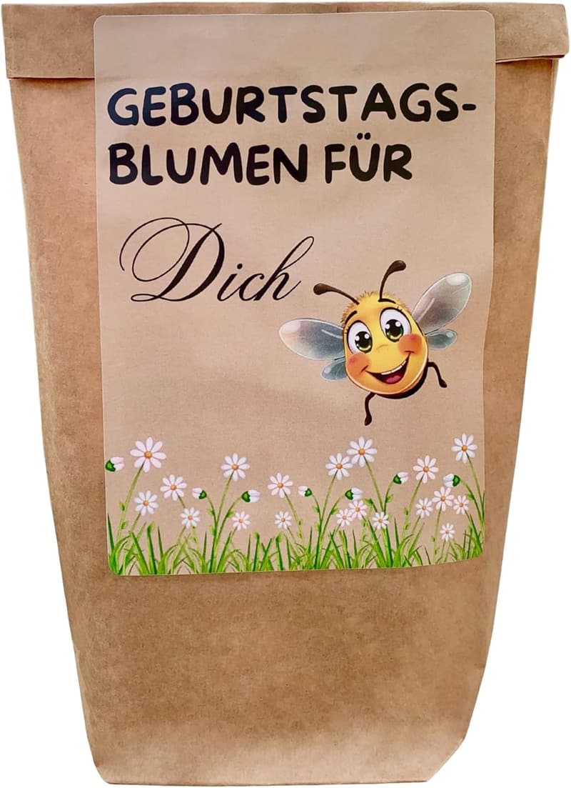 Geburtstagsgeschenk: Blumensamen Pflanzset für Frauen
