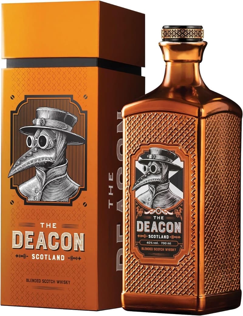 The Deacon Blended Scotch Whisky Geschenk-Set mit Orangen-Note, 700ml