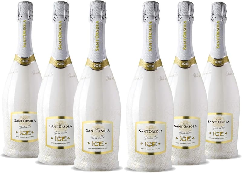 Sant'Orsola ICE Demi-Sec Schaumwein im 6er-Pack (6 x 0,75 l)
