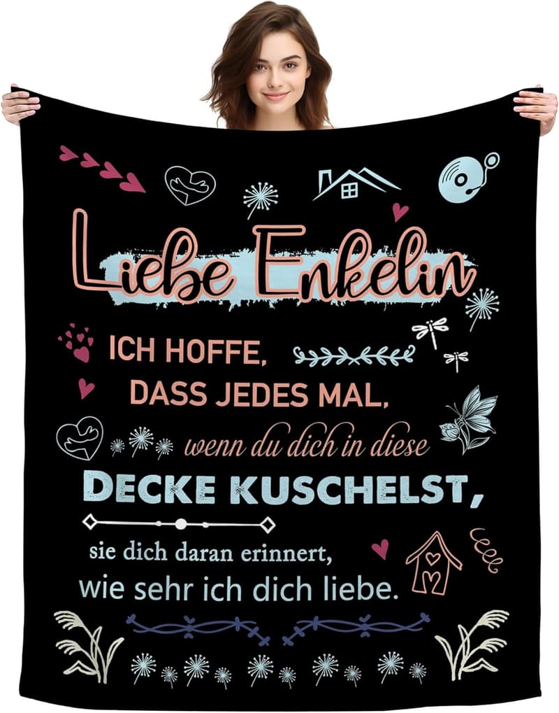 Kuscheldecke für Enkelin – Erinnerungsstück der Liebe