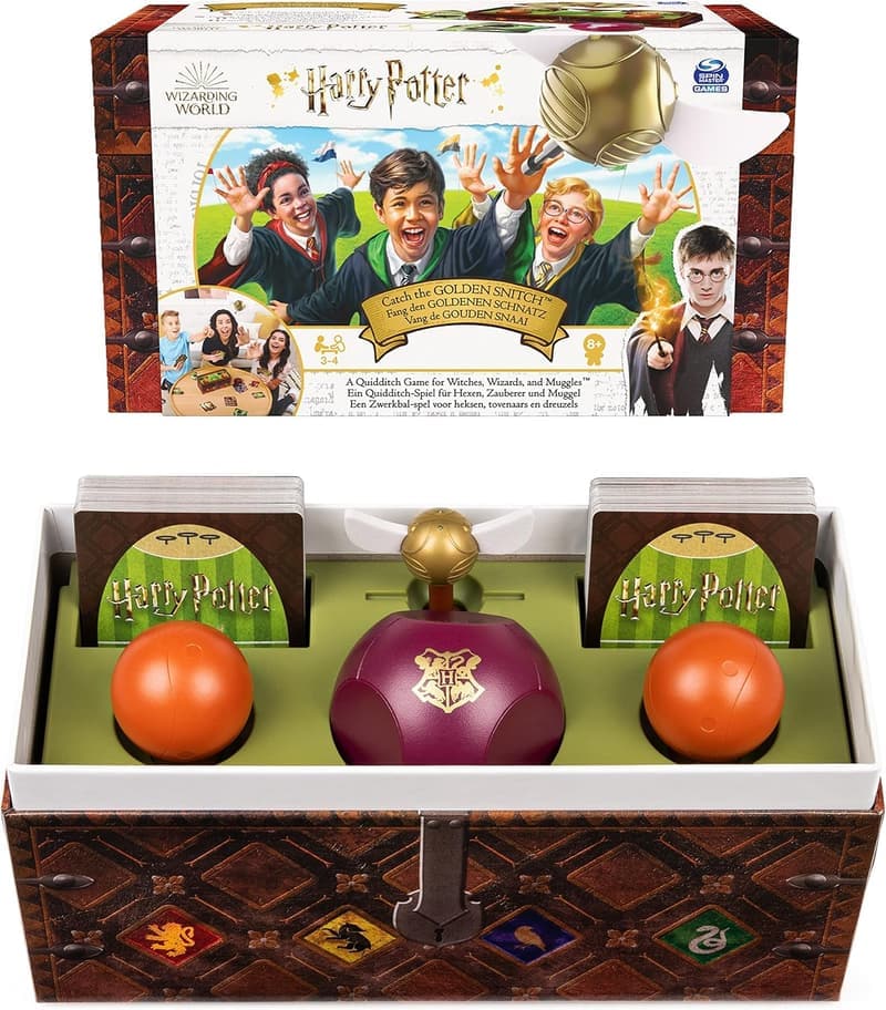 Harry Potter Fang den Goldenen Schnatz - Kartenspiel für 3-4 Spieler ab 8 Jahren
