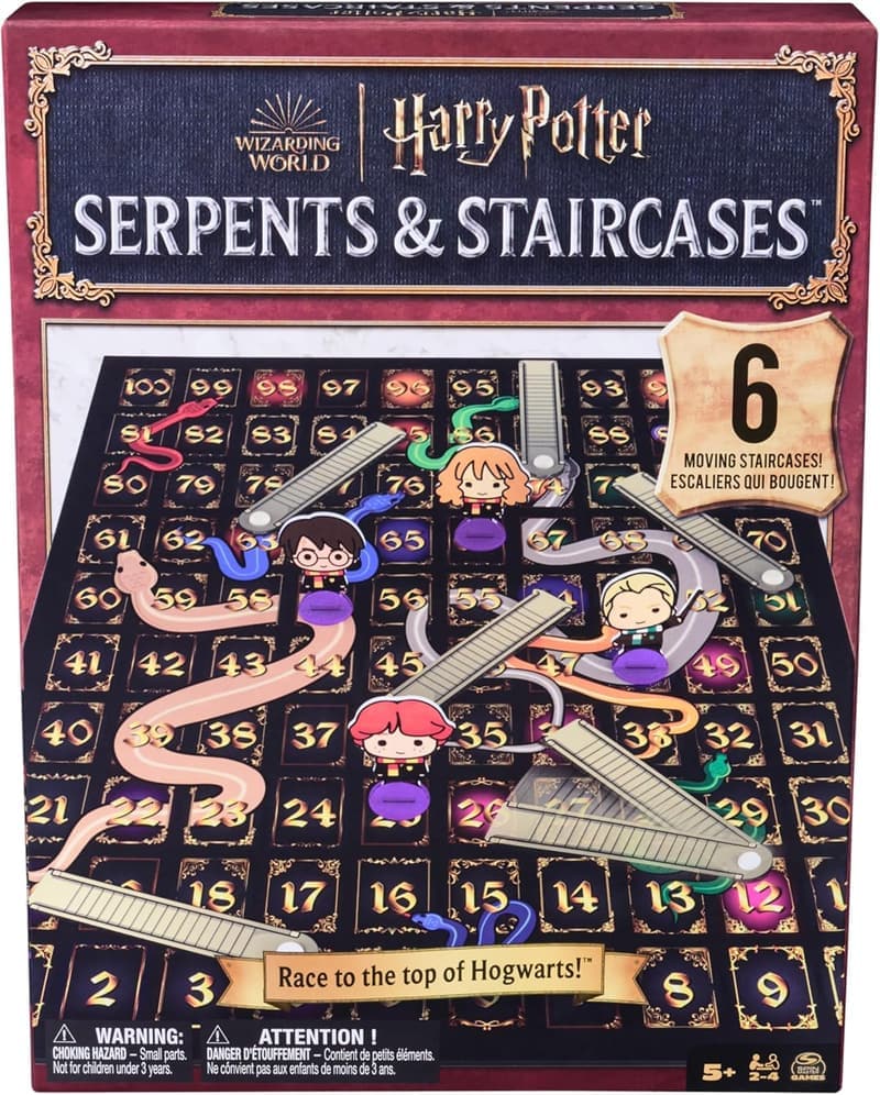 Harry Potter Serpents & Staircases Spiel für 1-4 Spieler ab 5 Jahren