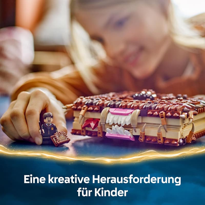 LEGO Harry Potter Monsterbuch der Monster – Interaktives Spielzeug mit Mini-Figur Neville Longbottom