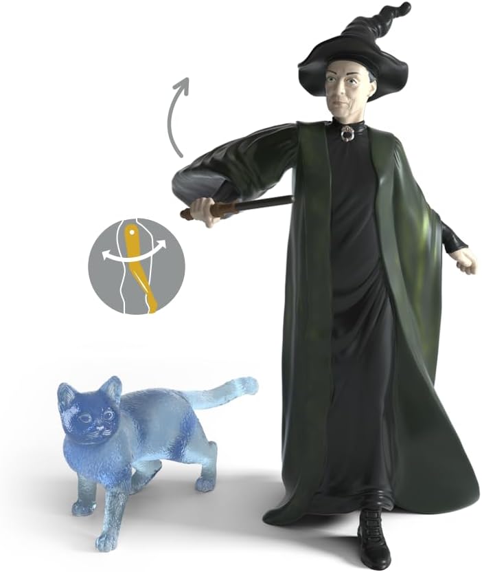 HARRY POTTER Professor McGonagall & Patronus Spielfigur, 16 cm, ab 6 Jahren