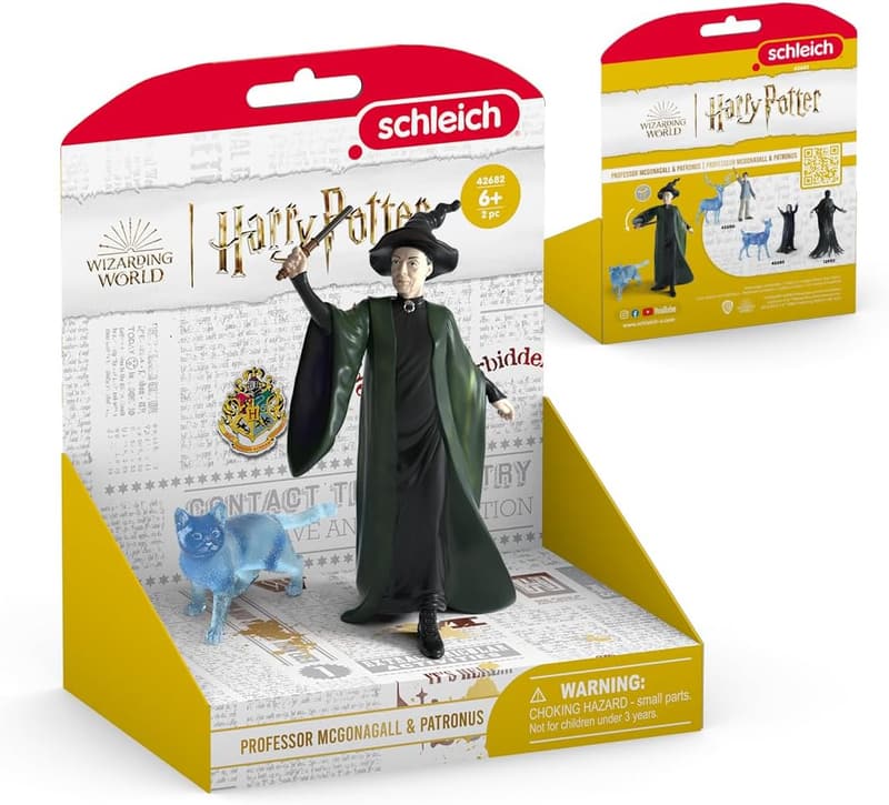 HARRY POTTER Professor McGonagall & Patronus Spielfigur, 16 cm, ab 6 Jahren