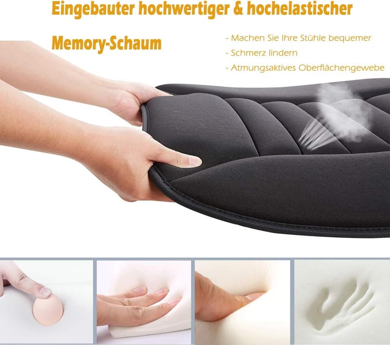Orthopädisches Autositzkissen aus Memory-Schaum für Fahrer