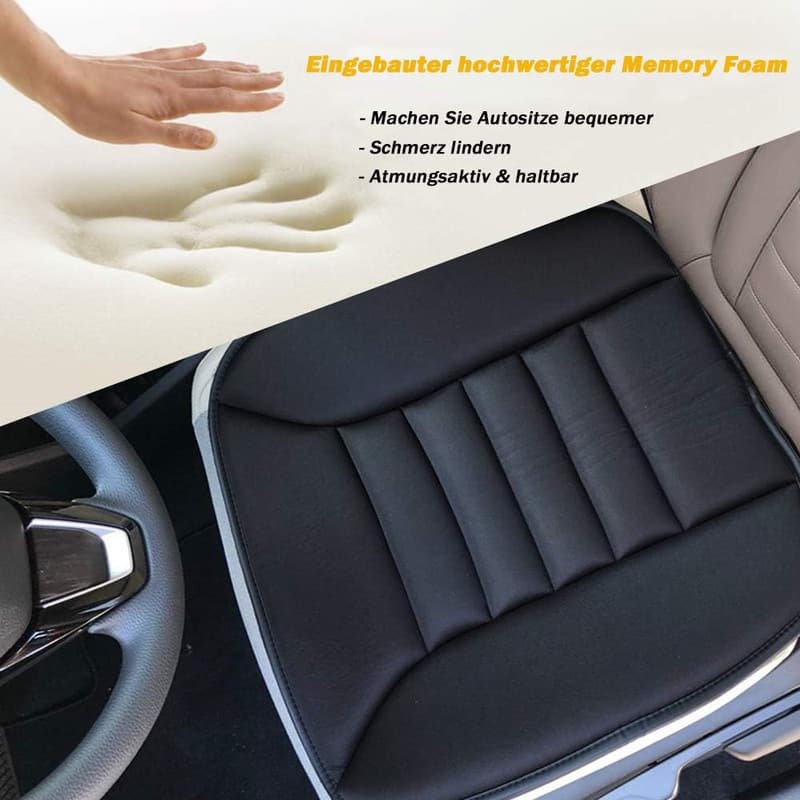 Orthopädisches Sitzkissen aus Memory Foam für Autositz und Bürostuhl