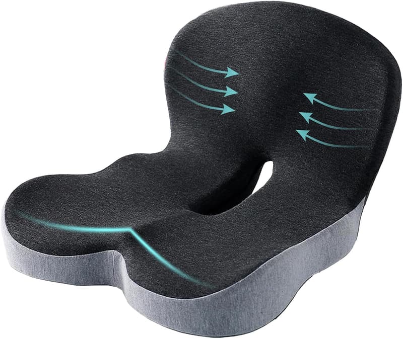 Ergonomisches Memory-Schaum Sitzkissen für LKW-Fahrer und Büroangestellte
