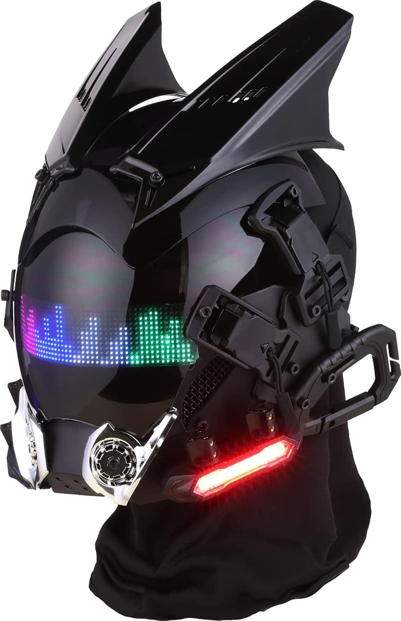 Cyberpunk Helm für Erwachsene - Futuristische Techwear Maske für Cosplay