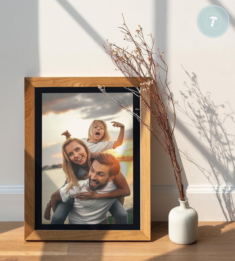 Personalisierter Fotodruck A5 im Bilderrahmen für jede Gelegenheit