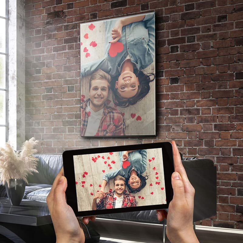 Personalisierte Acrylglas-Fotografie 20 x 30 cm im Hochformat