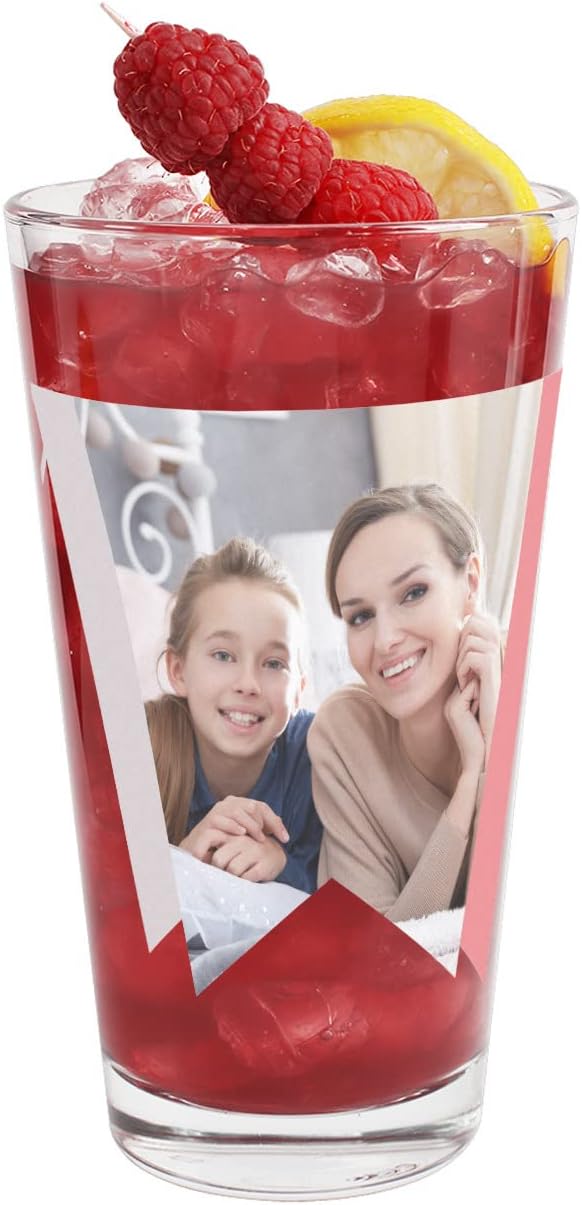 Personalisierbares Foto-Glas mit Wunschtext – perfektes Geschenk für Paare