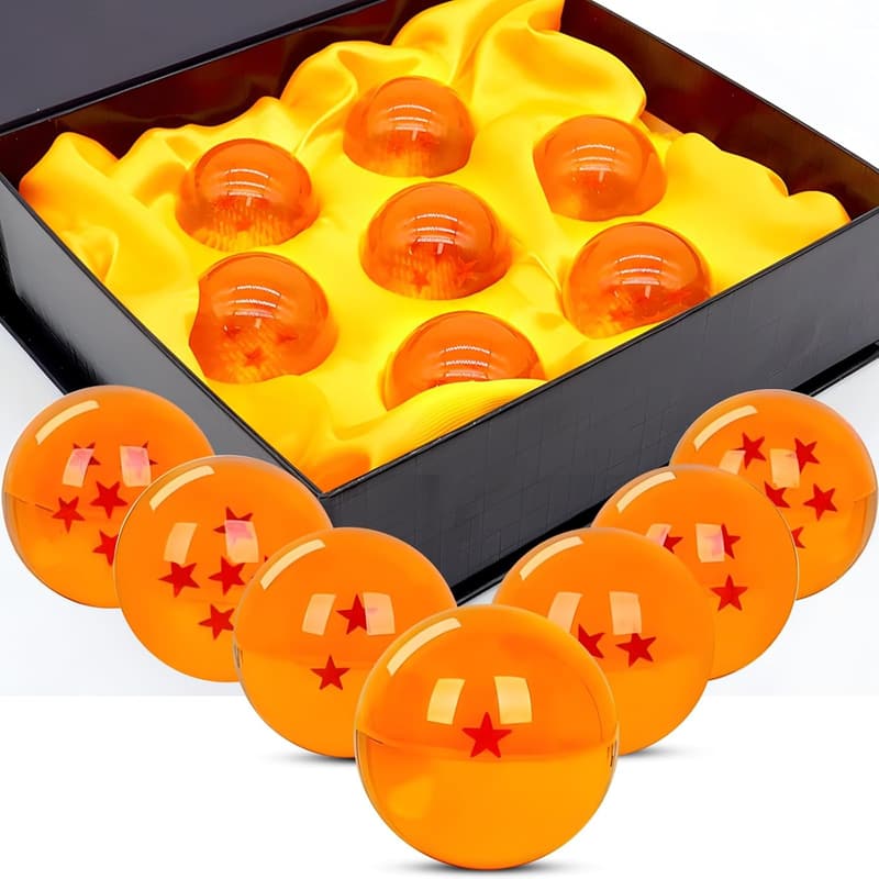 Geschenk-Box-Set mit 7 Dragon Balls für Cosplay und Dekoration