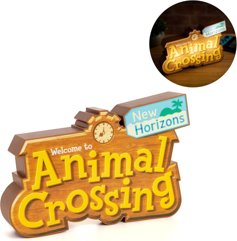 Animal Crossing Logo Licht mit zwei Modi – Offizielles Kunststoff-Design