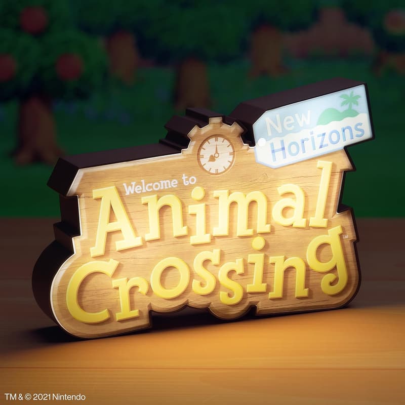 Animal Crossing Logo Licht mit zwei Modi – Offizielles Kunststoff-Design