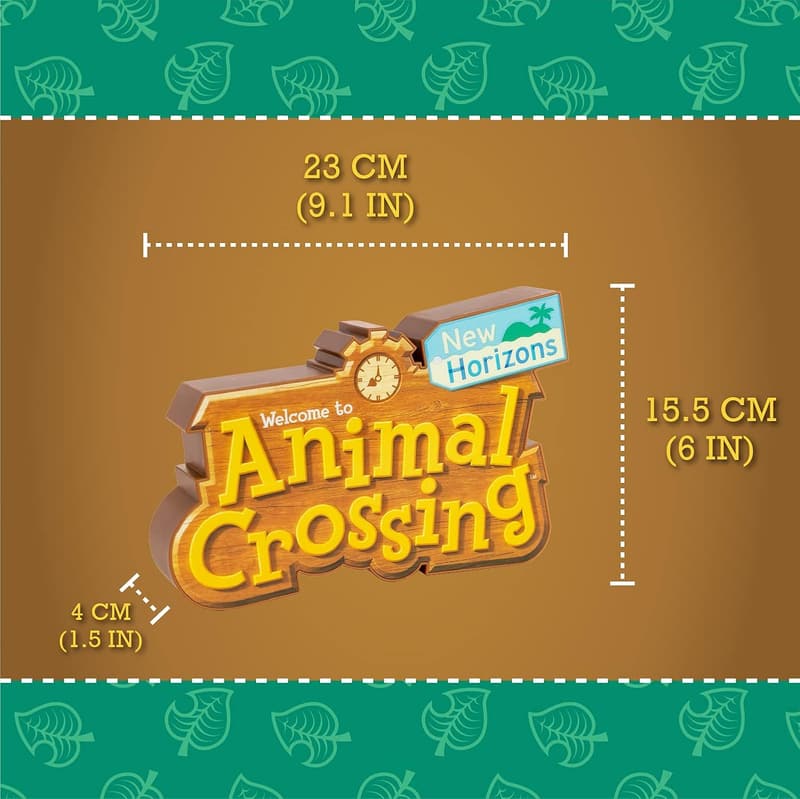 Animal Crossing Logo Licht mit zwei Modi – Offizielles Kunststoff-Design