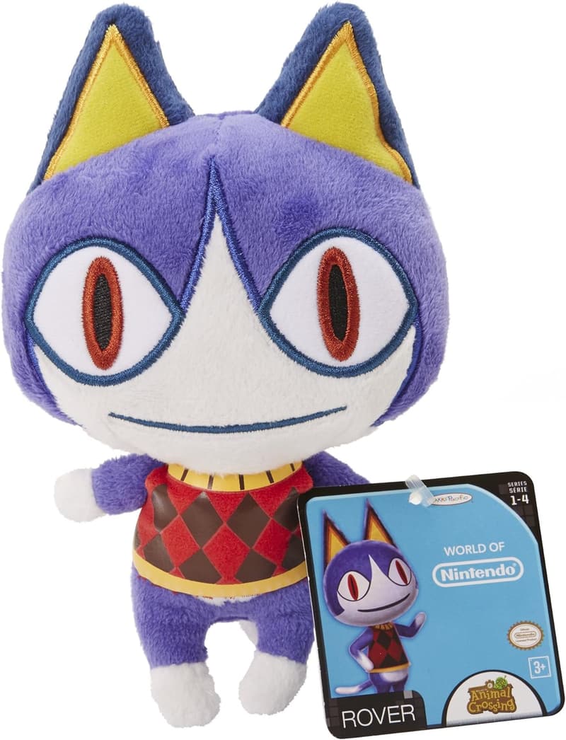 Animal Crossing Rover Plüschfigur, 7,5 Zoll