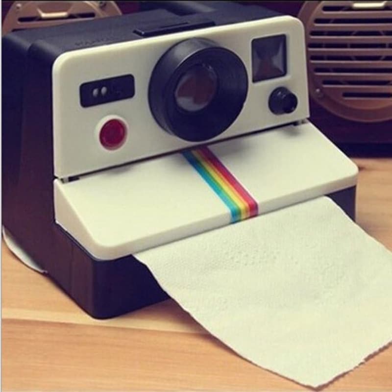 Retro-Kamera Toilettenpapierhalter für kreative Badezimmer-Dekoration
