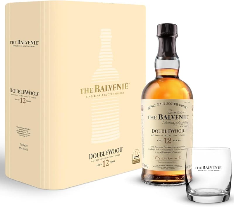Balvenie 12 Jahre Single Malt Scotch Whisky Geschenkset mit Tumbler
