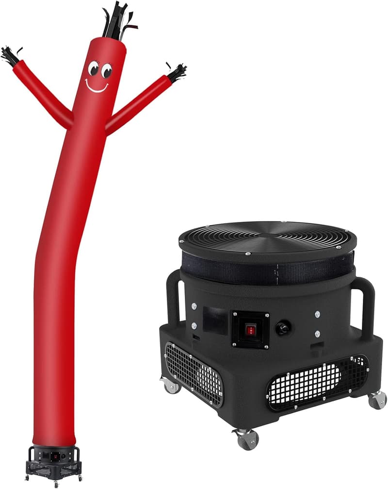 Inflatable Tube Guy Puppet with 1HP Blower - 20ft (Red)