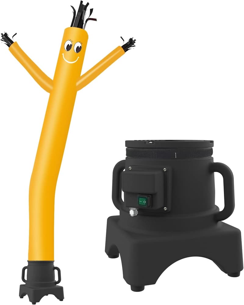 6FT Yellow Fly Puppet Dancer with 1/3hp Blower Set
