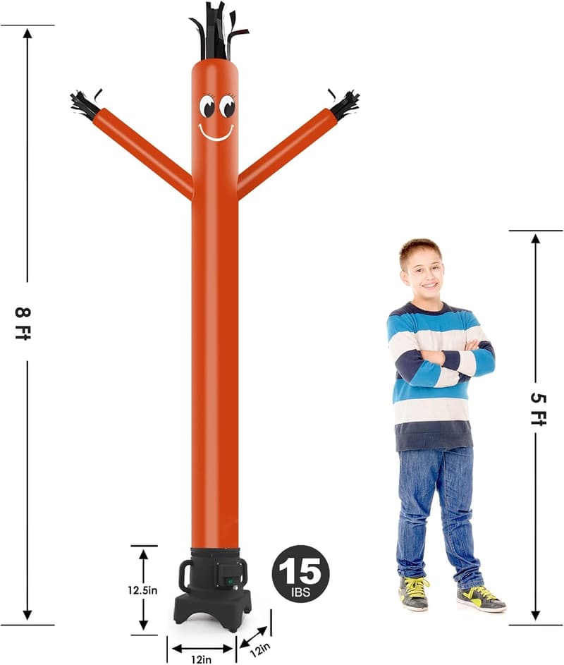8FT Fly Puppet Dancer Set with Blower (Orange)