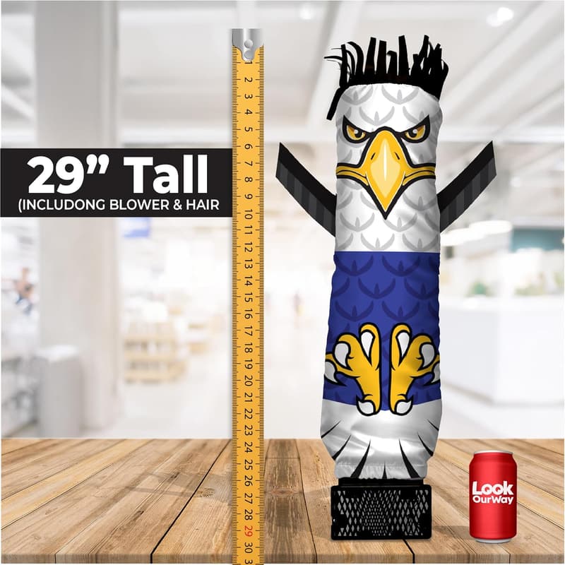 Bald Eagle Inflatable Tube Man Set for Desktop Advertising