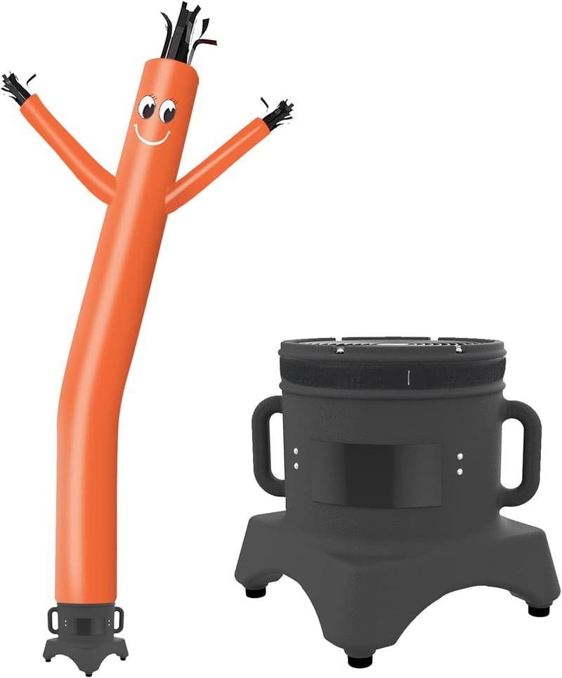Inflatable Waving Tube Man Puppet for Store Sign - 10ft Orange