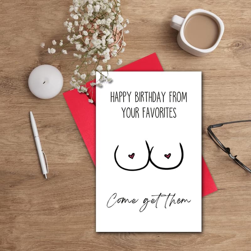 Husband's Birthday Funny Card - Humorous Gift from Wife