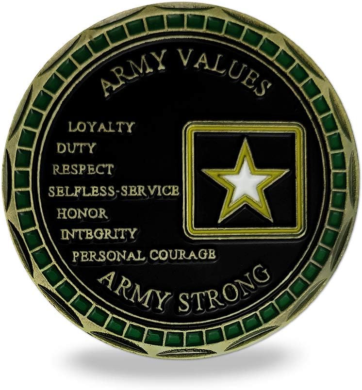 U.S. Army Values Challenge Coin for Soldiers