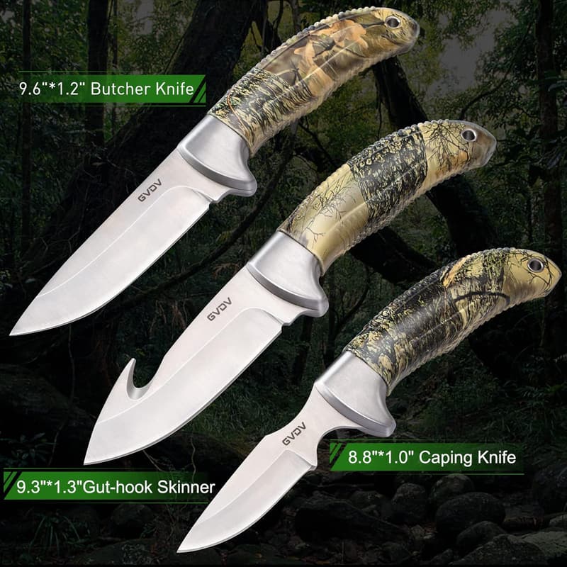 14-Piece Portable Butcher Game Processing Kit for Men