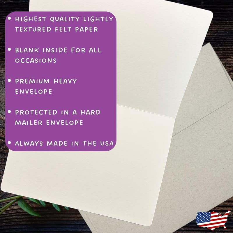 Military Greeting Card - Blank Inside for Service Celebrations