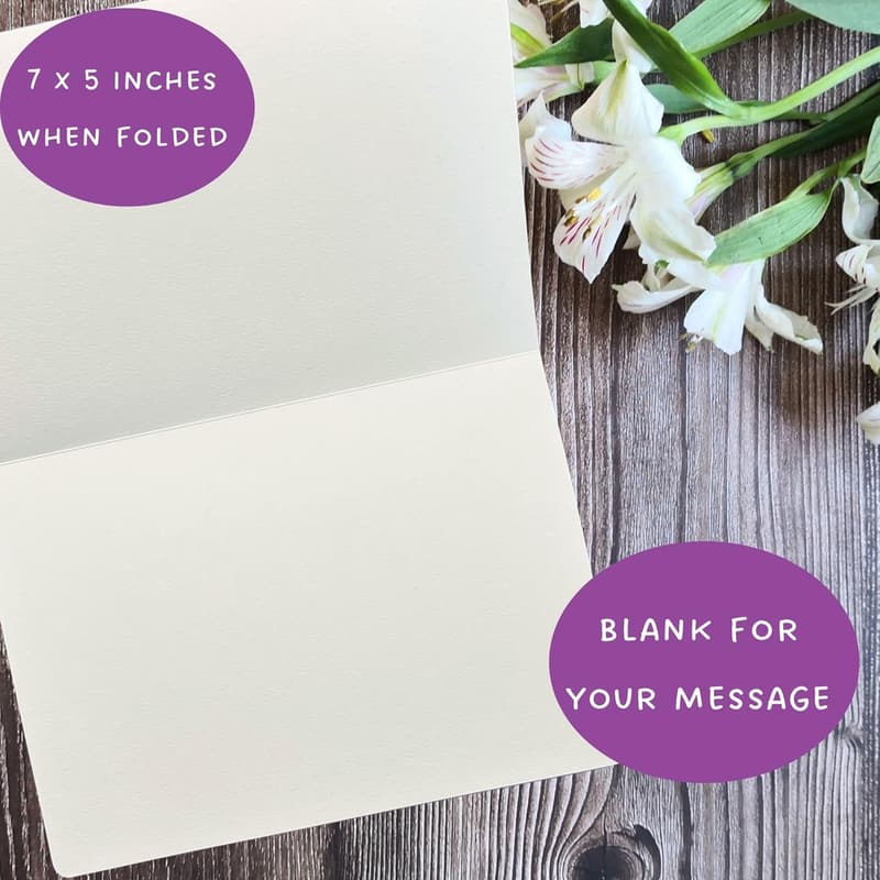 Military Greeting Card - Blank Inside for Service Celebrations