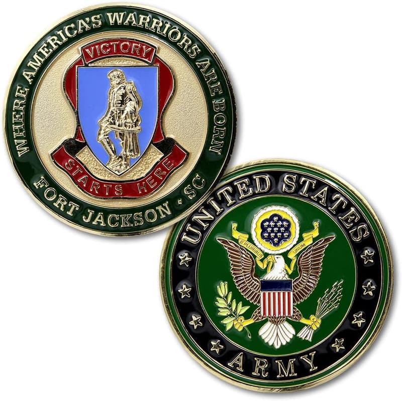 Fort Jackson SC Army Challenge Coin