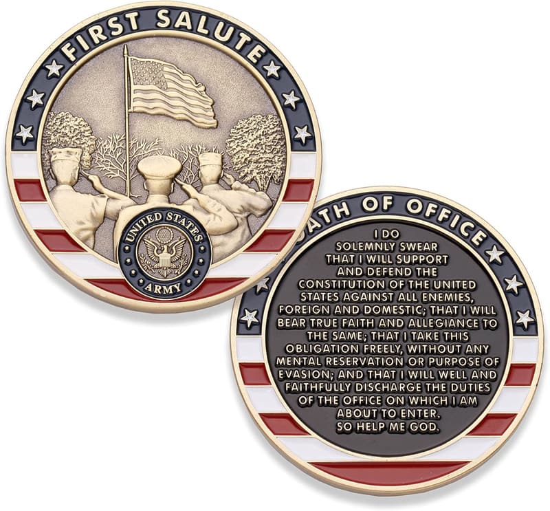 U.S. Army First Salute Challenge Coin