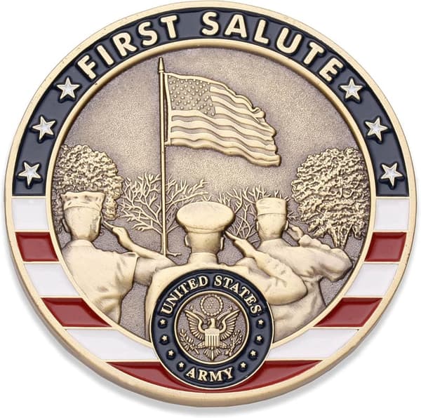 U.S. Army First Salute Challenge Coin