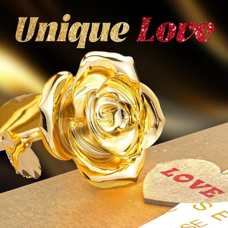 24K Gold Dipped Rose - Romantic Gift for Women