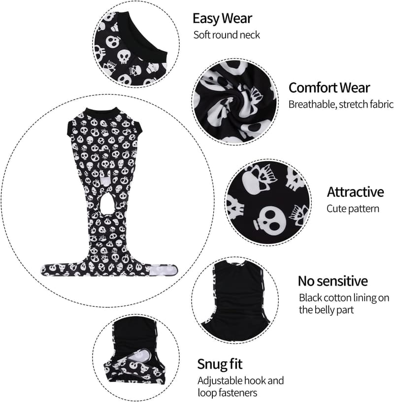 Dog Cat Surgical Recovery Suit for Pets - Prevent Licking Wounds